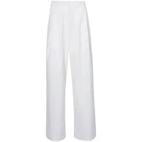 proenza schouler white label pantalon de costume à taille haute - blanc
