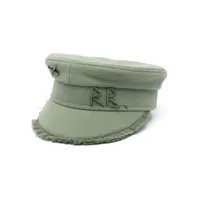 ruslan baginskiy chapeau en coton à logo appliqué - vert
