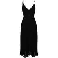 kiki de montparnasse robe-nuisette georgette - noir