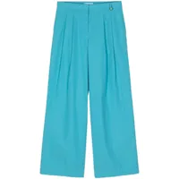 ports 1961 pantalon à coupe ample - bleu