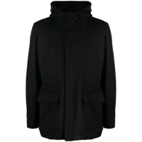 corneliani veste à capuche - noir