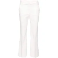 peserico pantalon de costume à pinces - blanc
