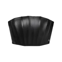 marc jacobs corset en cuir - noir