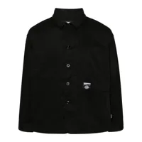neighborhood x dickies veste à logo brodé - noir
