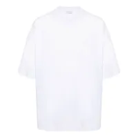 dries van noten t-shirt en coton à épaules tombantes - blanc