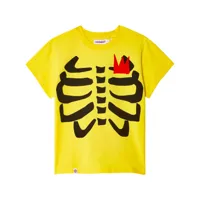 charles jeffrey loverboy t-shirt à imprimé graphique - jaune