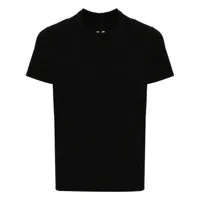 rick owens t-shirt short level en coton - noir