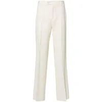 off-white pantalon de costume à coupe droite - blanc