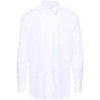 lardini chemise à poignets mousquetaire - blanc
