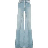 victoria beckham jean ample bianca - bleu