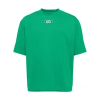 off-white t-shirt bandana arrow en coton - vert