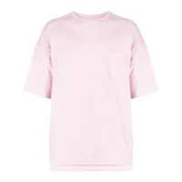 juun.j t-shirt à ourlet superposé - rose