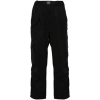 y-3 pantalon droit à poches cargo - noir