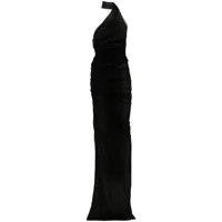 ludovic de saint sernin robe longue sans manches à fronces - noir