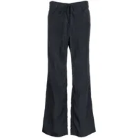 low classic pantalon à lien de resserrage - bleu