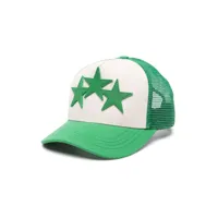 amiri kids casquette à patch 3 étoiles - vert