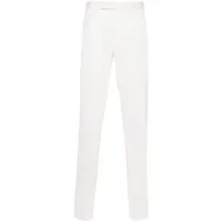 zegna pantalon de costume en coton stretch - blanc