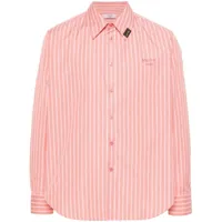 martine rose chemise en coton à rayures