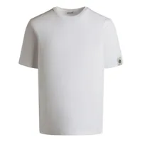 bally t-shirt en coton à logo appliqué - blanc