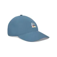 bally casquette à logo appliqué - bleu