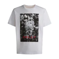 bally t-shirt à fleurs - blanc