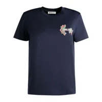 bally t-shirt à imprimé fraise - bleu