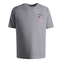 bally t-shirt en coton à logo brodé - gris