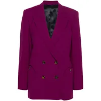 blazé milano blazer cool & easy everyday en laine - violet