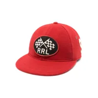 ralph lauren rrl casquette à logo appliqué - rouge