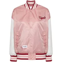 chocoolate veste bomber à logo appliqué - rose