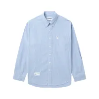 chocoolate chemise en coton à rayures - bleu