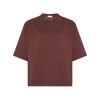 rosetta getty x violet getty t-shirt crop - marron