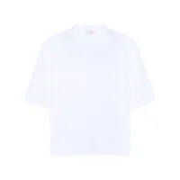 rosetta getty x violet getty t-shirt crop - blanc