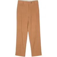blazé milano pantalon fuselé nana à taille haute - marron