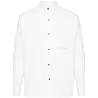société anonyme chemise en coton à col pointu - blanc
