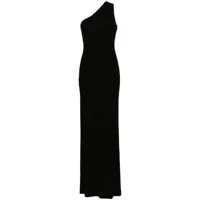 nili lotan robe longue raquel à une épaule - noir