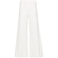 maje pantalon ample en tweed - blanc