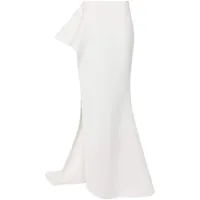 maticevski jupe ambience à design asymétrique - blanc