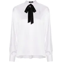 styland chemise à détail de nœud - blanc