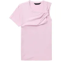 juun.j t-shirt en coton à une manche - rose