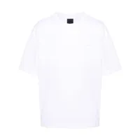 juun.j t-shirt en coton à logo appliqué - blanc