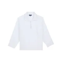 vilebrequin chemise vareuse en lin - blanc