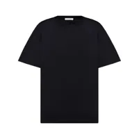 the row t-shirt mesa en laine - noir