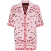 alanui chemise à motif cachemire - rose