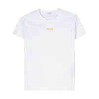 aspesi t-shirt en coton à logo brodé - blanc
