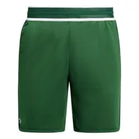lacoste short de sport embroidered - vert