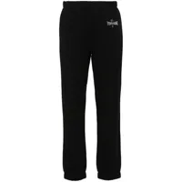 chiara ferragni pantalon de jogging à logo brodé - noir