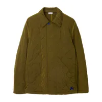 burberry veste matelassée à manches longues - vert