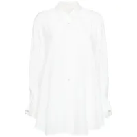 jnby chemise à fronces - blanc