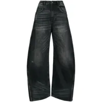 jnby jean ample à bandes latérales - noir